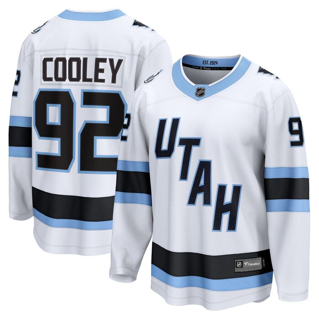 Logan Cooley Utah Mammoth Fashion7 Away Breakaway Player Jersey