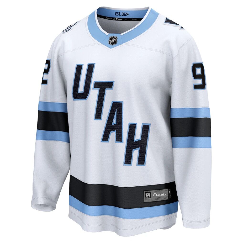 Logan Cooley Utah Mammoth Fashion7 Away Breakaway Player Jersey