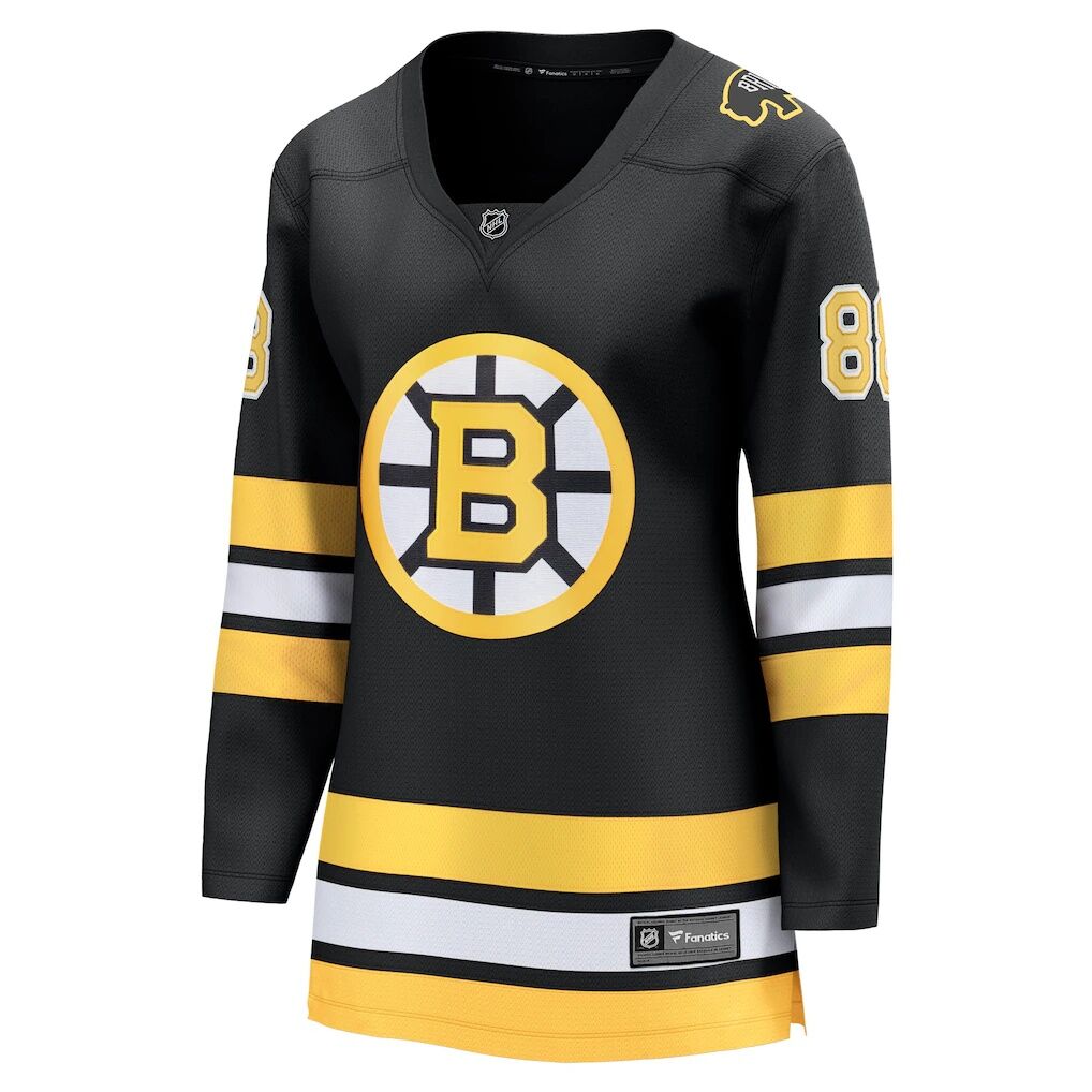 David Pastrnak Boston Bruins Fashion7 Women's Home Breakaway Player Jersey