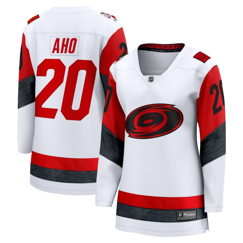 Sebastian Aho Carolina Hurricanes Fashion7 Women's Away Breakaway Jersey