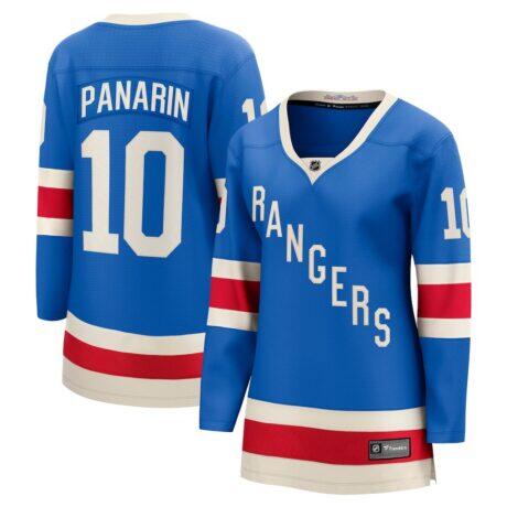 Artemi Panarin New York Rangers Fashion7 Women's Centennial Breakaway Jersey - Blue - Front View