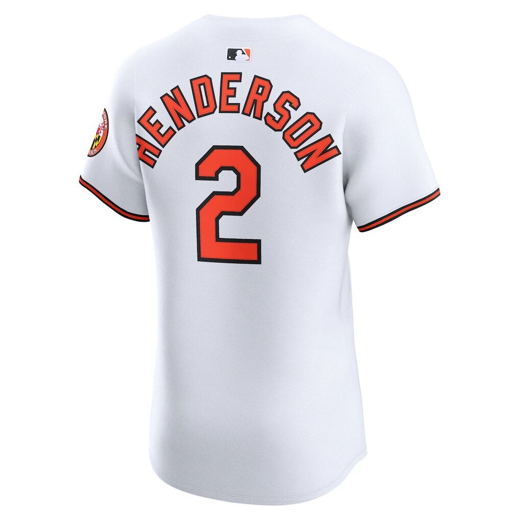 Gunnar Henderson Baltimore Orioles Nike Home Elite Jersey