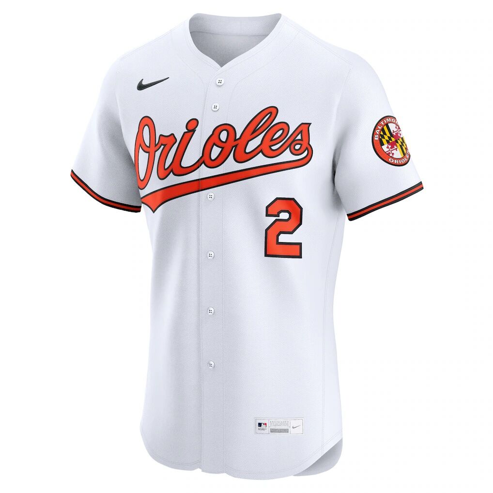 Gunnar Henderson Baltimore Orioles Nike Home Elite Jersey