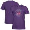 Toulouse 1863FC Badge Short Sleeve T-Shirt - Purple - Front View