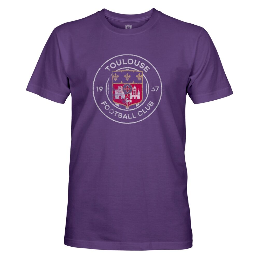 Toulouse 1863FC Badge Short Sleeve T-Shirt