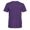 Toulouse 1863FC Script Short Sleeve Cotton T-Shirt - Purple - Detail View