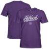 Toulouse 1863FC Script Short Sleeve Cotton T-Shirt - Purple - Front View