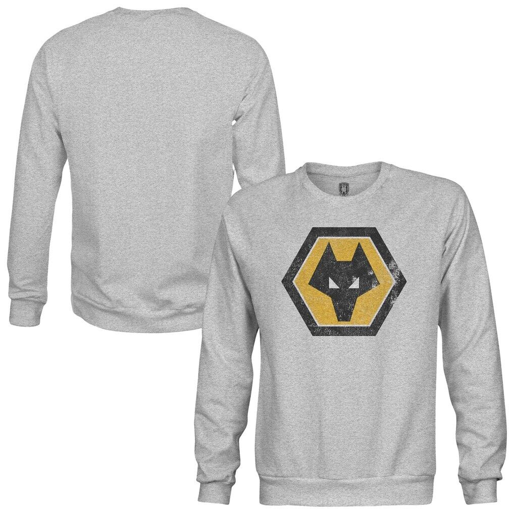 Wolverhampton Wanderers 1863FC Pullover Crewneck Sweatshirt - Heather Gray