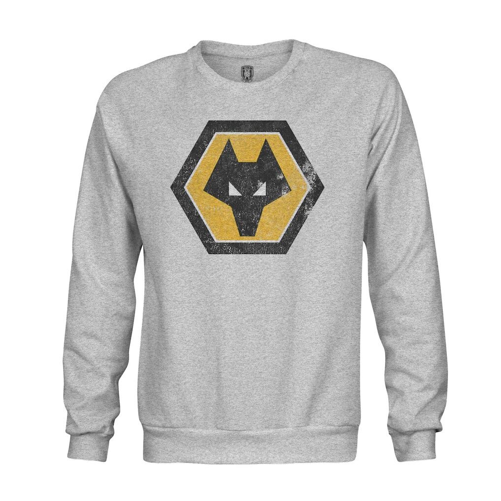 Wolverhampton Wanderers 1863FC Pullover Crewneck Sweatshirt - Heather Gray