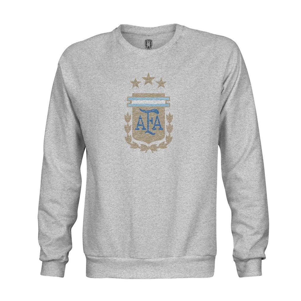 Argentina National Team 1863FC Pullover Crewneck Sweatshirt - Heather Gray
