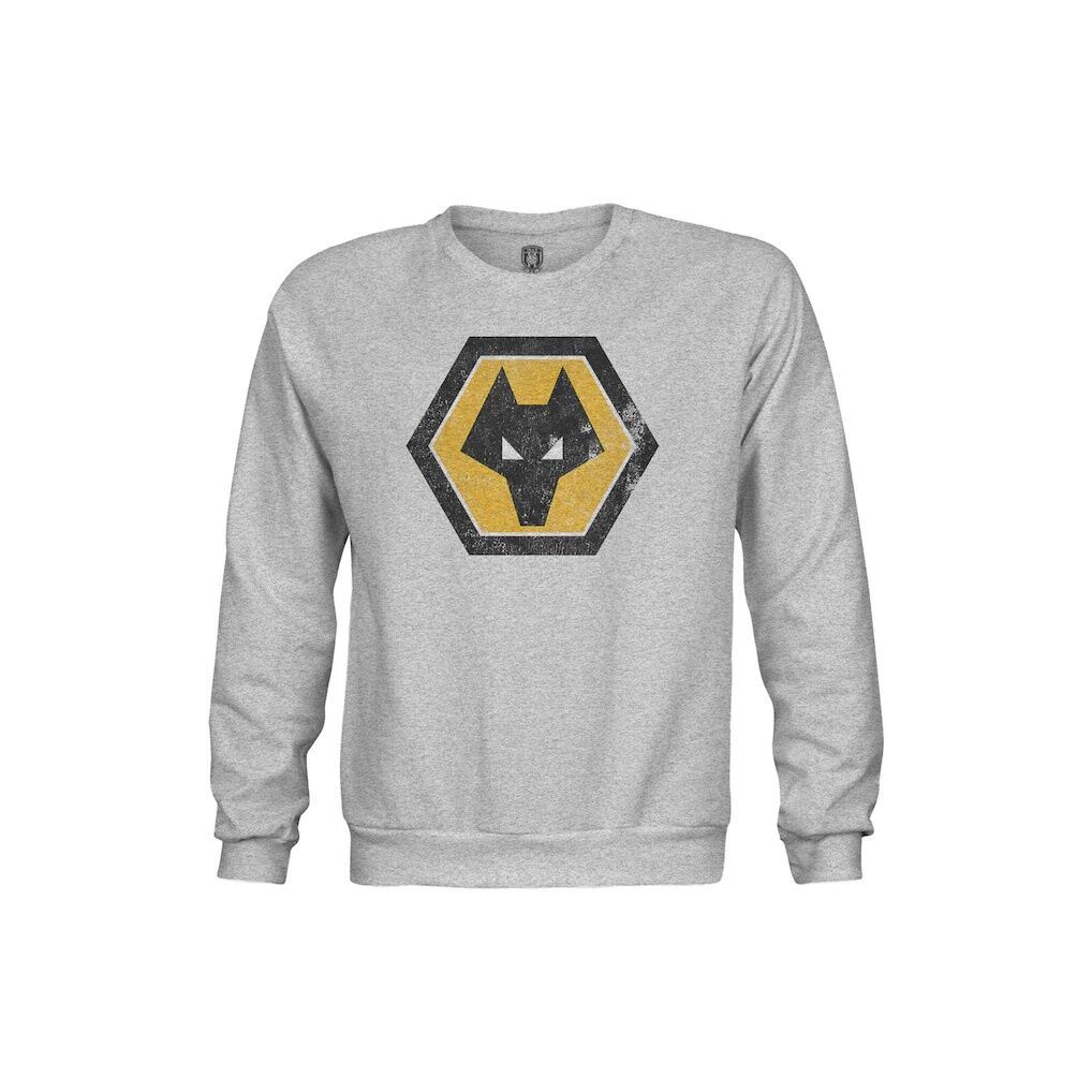 Wolverhampton Wanderers 1863FC Youth Pullover Crewneck Sweatshirt - Heather Gray