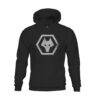 Wolverhampton Wanderers 1863FC Youth Pullover Hoodie - Black - Side View