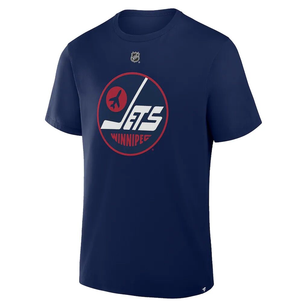 Connor Hellebuyck Winnipeg Jets Fashion7 Authentic Stack Name & Number T-Shirt