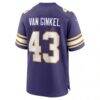Andrew Van Ginkel Minnesota Vikings Nike Alternate Game Jersey - Purple - Detail View