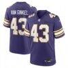 Andrew Van Ginkel Minnesota Vikings Nike Alternate Game Jersey - Purple - Front View