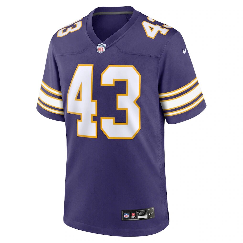 Andrew Van Ginkel Minnesota Vikings Nike Alternate Game Jersey
