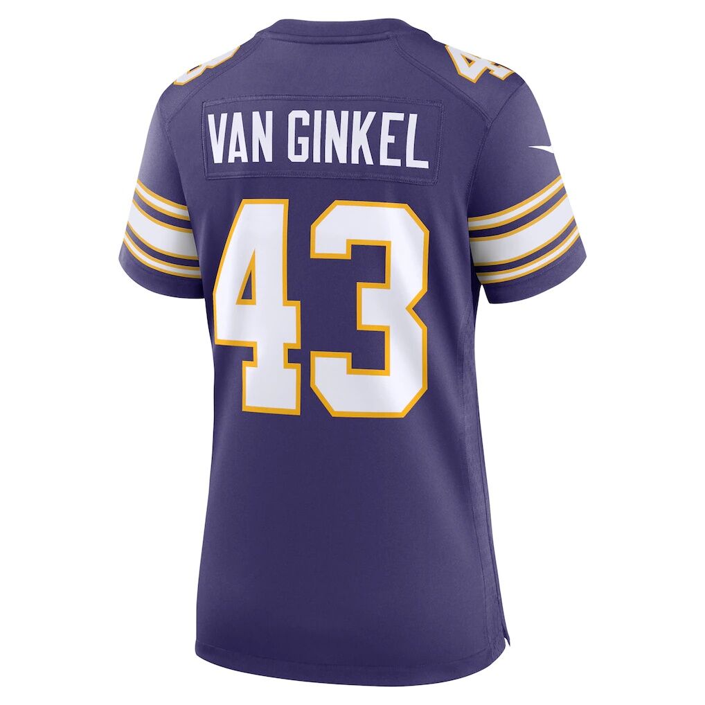 Andrew Van Ginkel Minnesota Vikings Nike Women's Alternate Game Jersey