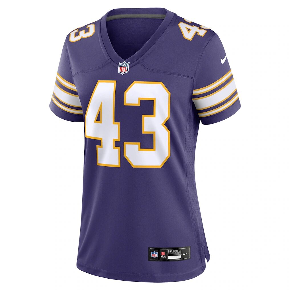 Andrew Van Ginkel Minnesota Vikings Nike Women's Alternate Game Jersey