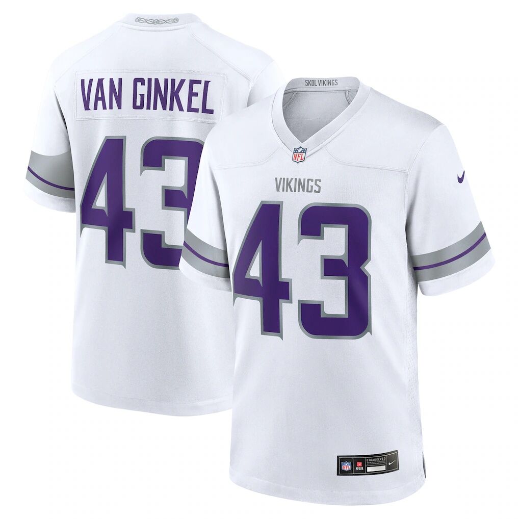 Andrew Van Ginkel Minnesota Vikings Nike Alternate Game Jersey