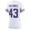 Andrew Van Ginkel Minnesota Vikings Nike Women's Alternate Game Jersey - White - Detail View
