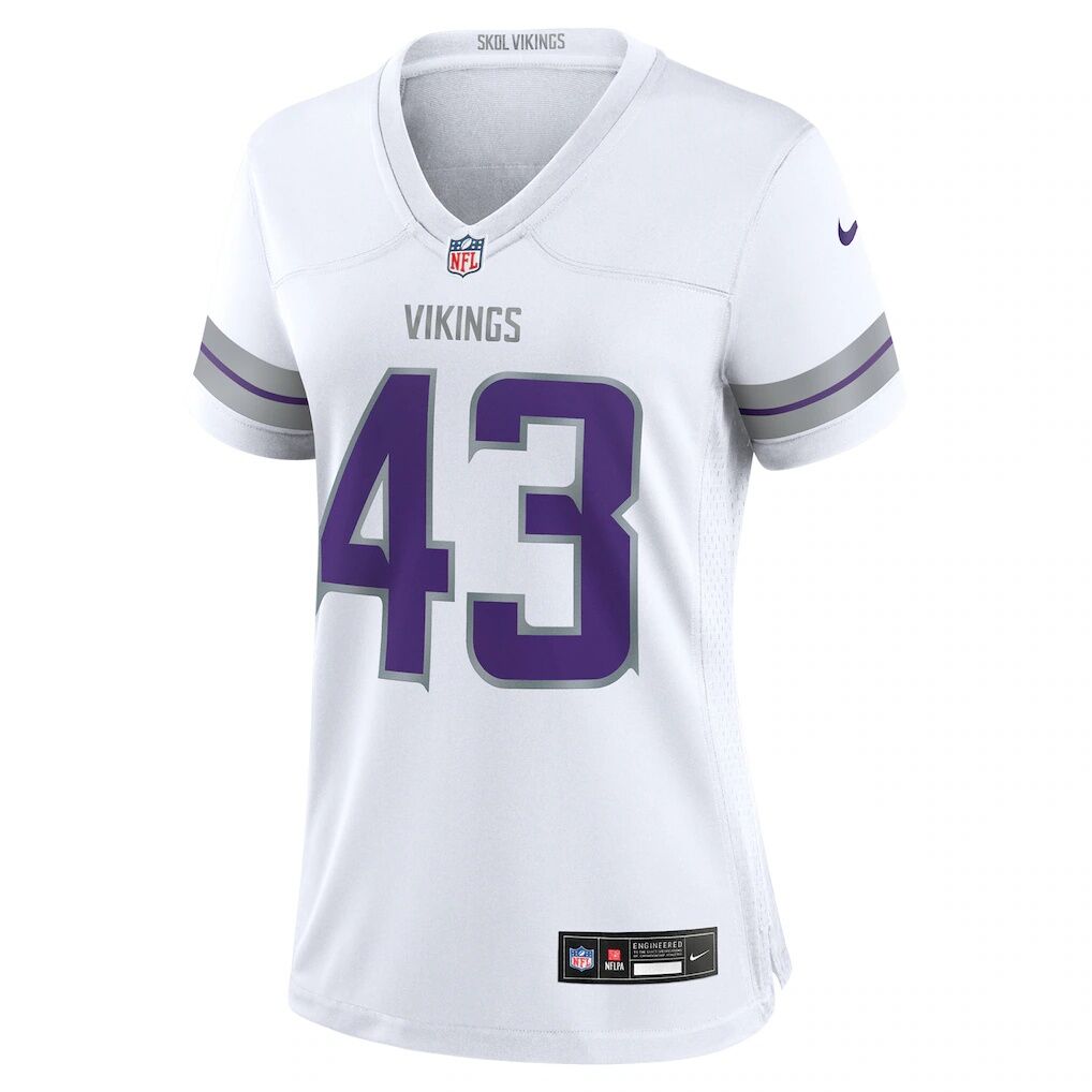 Andrew Van Ginkel Minnesota Vikings Nike Women's Alternate Game Jersey
