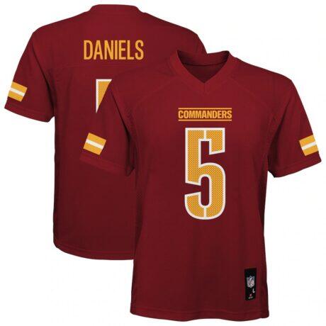 Jayden Daniels Washington Commanders Youth Replica Jersey - - Front View