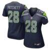 Nehemiah Pritchett Seattle Seahawks Nike Women's Team Game Jersey - - Front View