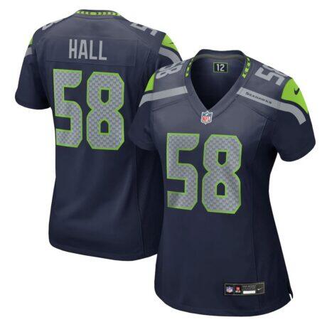 Derick Hall Seattle Seahawks Nike Women's Team Game Jersey - - Front View