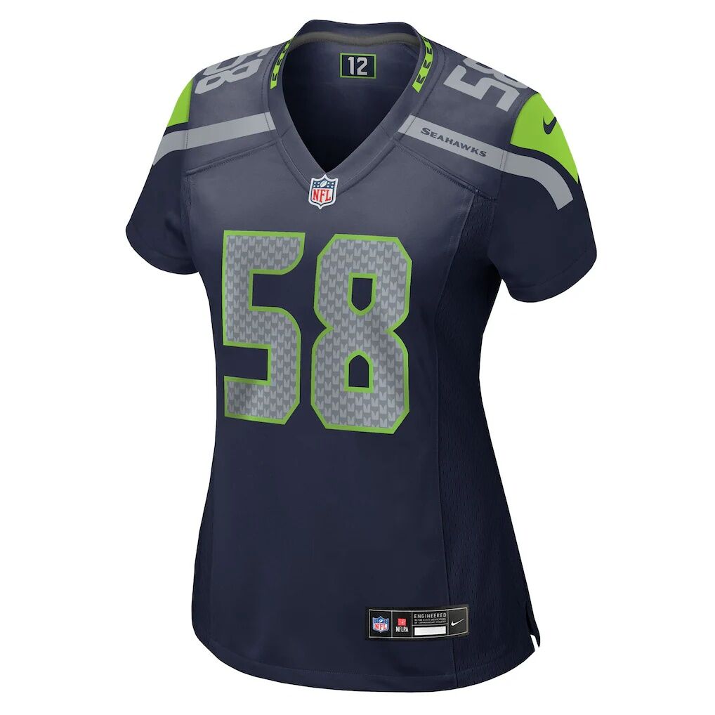 Derick Hall Seattle Seahawks Nike Women's Team Game Jersey -  College Navy