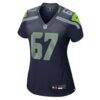 Charles Cross Seattle Seahawks Nike Women's Team Game Jersey - - Side View