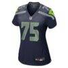 Anthony Bradford Seattle Seahawks Nike Women's Team Game Jersey - - Side View