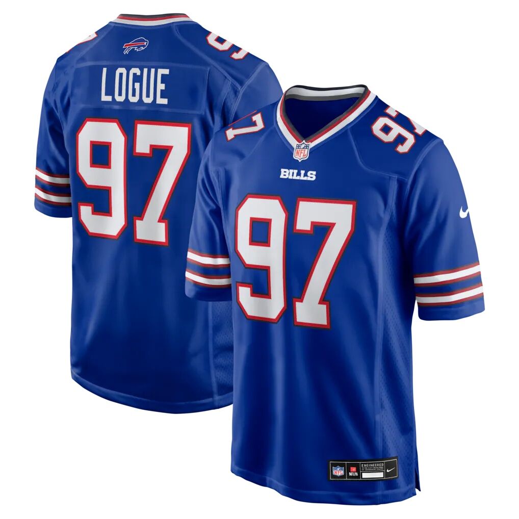 Zion Logue Buffalo Bills Nike Team Game Jersey -  Royal