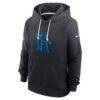 Houston Texans Nike Women's Throwback Sideline Standard Issue Dri-FIT Hoodie - Navy - Front View