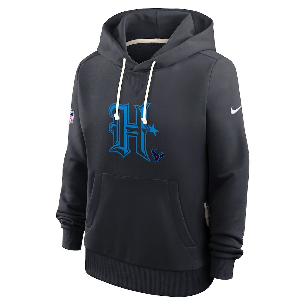 Houston Texans Nike Women’s Throwback Sideline Standard Issue Dri-FIT Hoodie