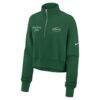 New York Jets Nike Women's Primetime Phoenix Half-Zip Sweatshirt - Green - Alt1