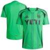 Austin FC adidas 2025 The Heartbeat Authentic Jersey - Green - Front View
