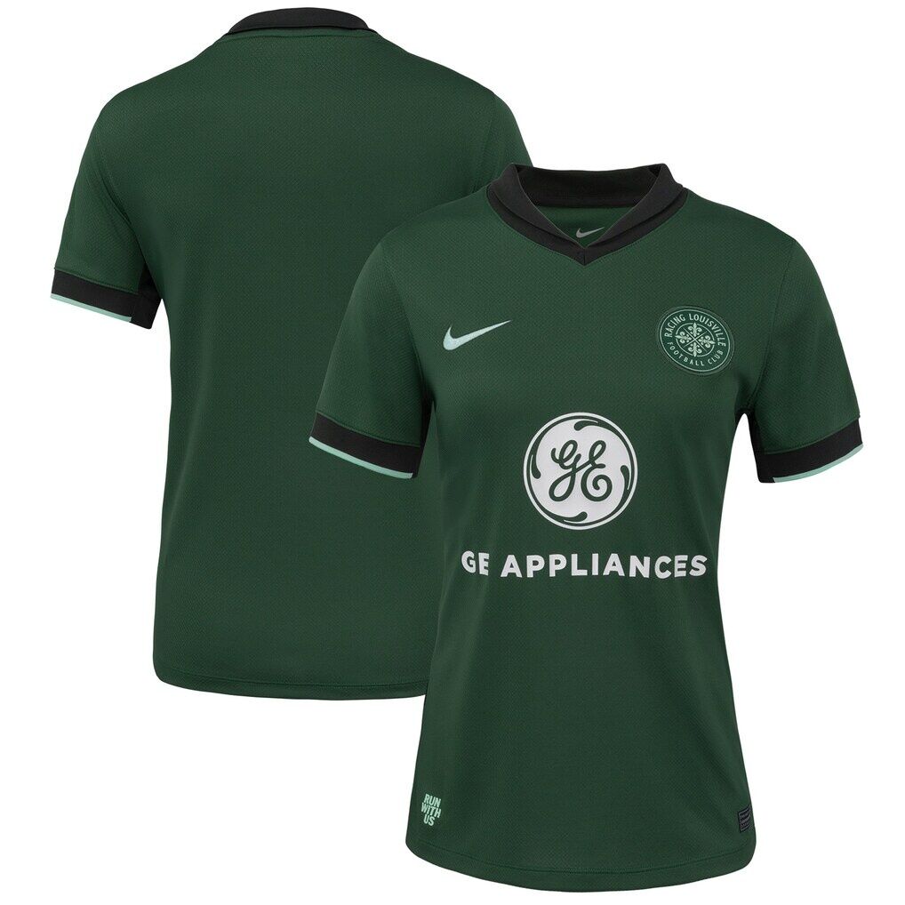 Racing Louisville FC Nike Women's 2025 The Roots Kit Stadium Replica Jersey - Forest Green