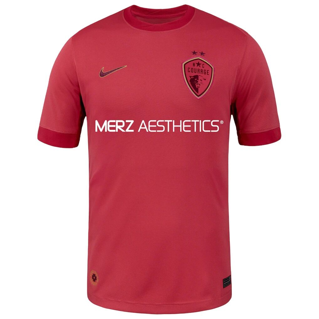 North Carolina Courage Nike 2025 The Believe Kit Stadium Replica Jersey - Scarlet