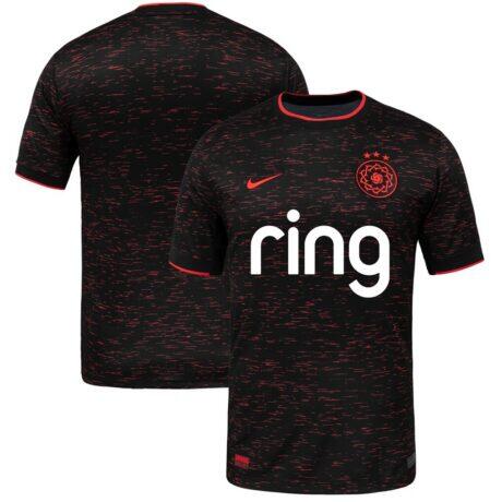 Portland Thorns FC Nike 2025 Secondary Stadium Replica Jersey - Black - Front View