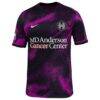 Houston Dash Nike 2025 The Cosmic Storm Kit Stadium Replica Jersey - - Side View