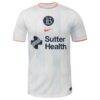 Bay FC Nike Youth 2025 Secondary Stadium Replica Jersey - White - Side View