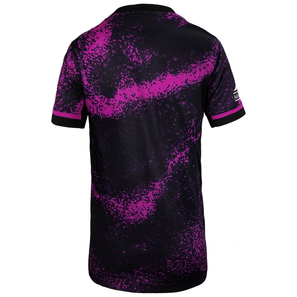 Houston Dash Nike Youth 2025 The Cosmic Storm Kit Stadium Replica Jersey - Black/Purple
