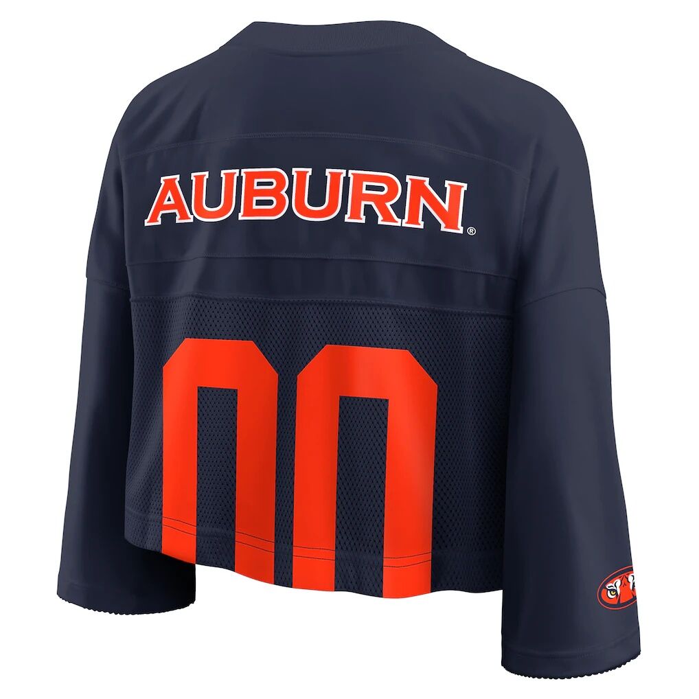 Auburn Tigers Nike Women's Cropped Mesh Dri-FIT Fashion Jersey