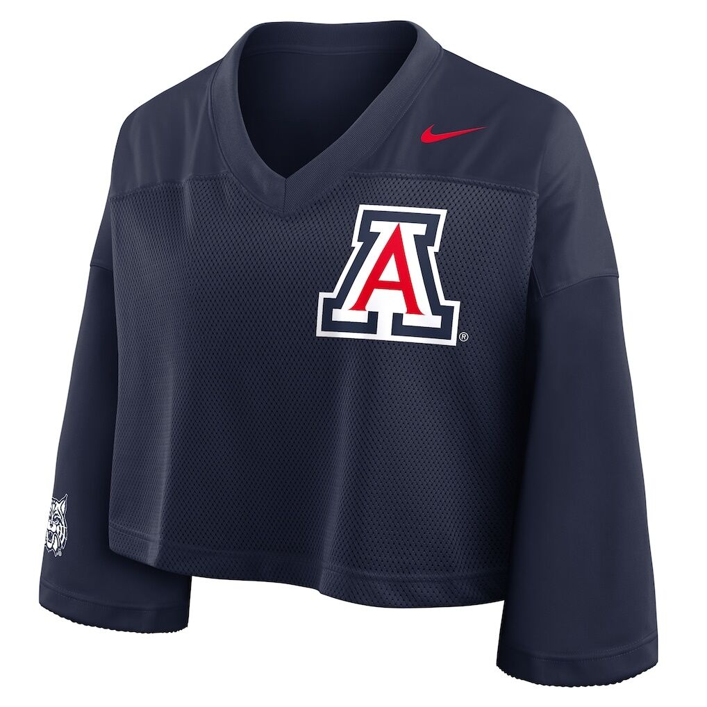 Arizona Wildcats Nike Women's Cropped Mesh Dri-FIT Fashion Jersey