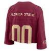 Florida State Seminoles Nike Women's Cropped Mesh Dri-FIT Fashion Jersey - - Alt2