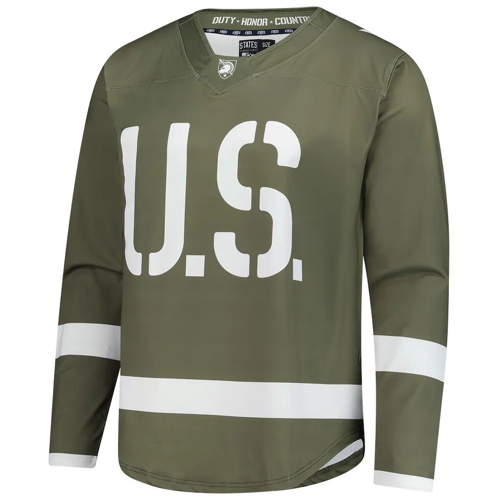 Army Black Knights Replica Hockey Jersey - Olive