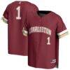 #1 Charleston Cougars GameDay Greats Unisex Lightweight Collegiate Baseball Fashion Jersey - - Front View