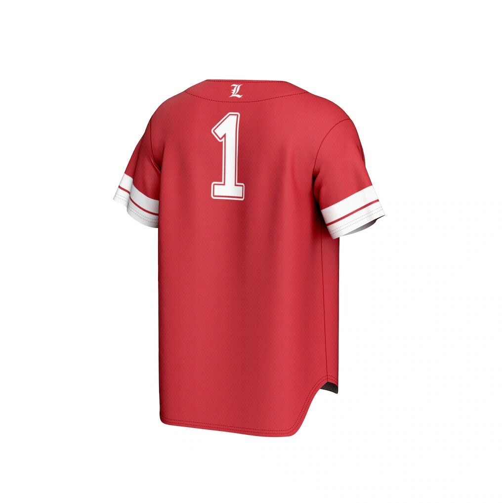 #1 Louisville Cardinals GameDay Greats Unisex Lightweight Collegiate Baseball Fashion Jersey