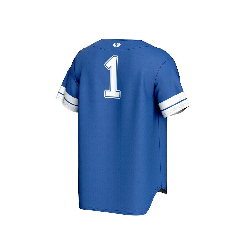#1 BYU Cougars GameDay Greats Unisex Lightweight Collegiate Baseball Fashion Jersey - Royal