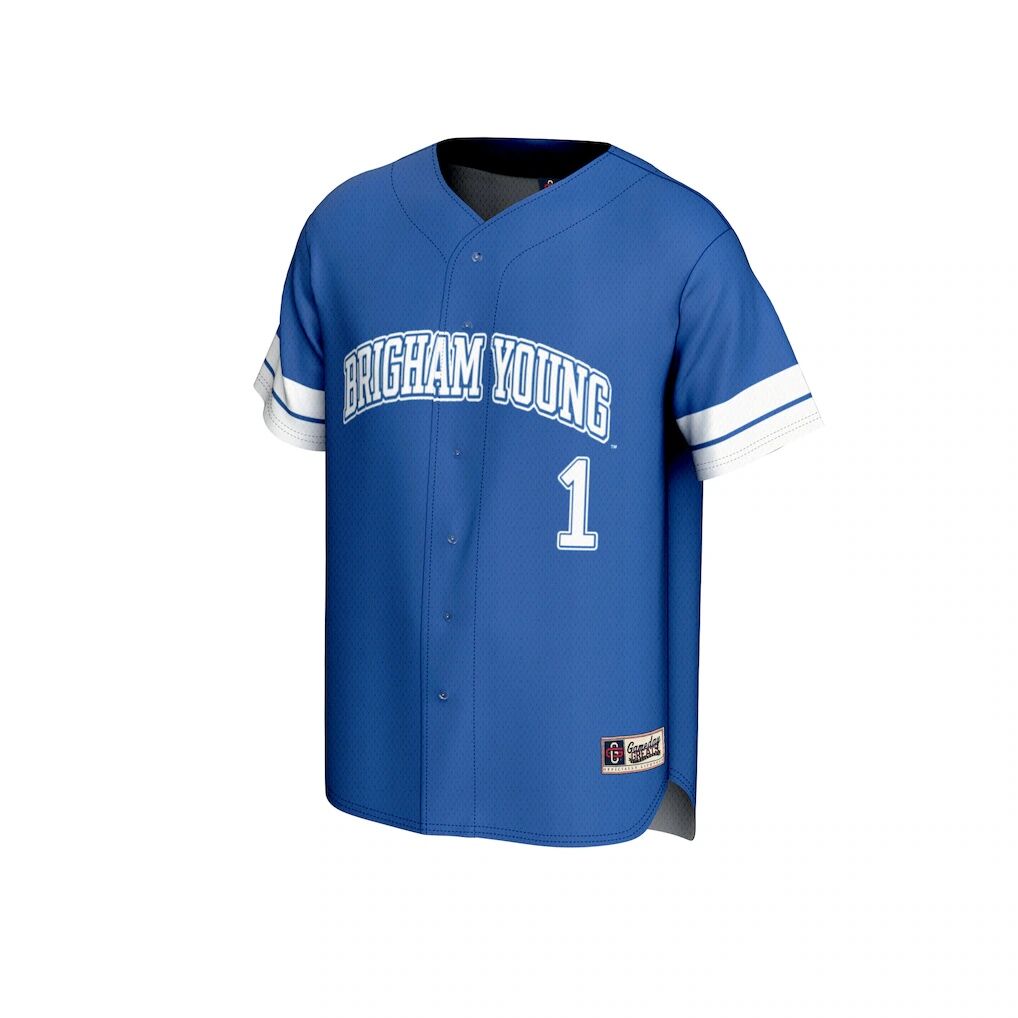 #1 BYU Cougars GameDay Greats Unisex Lightweight Collegiate Baseball Fashion Jersey - Royal